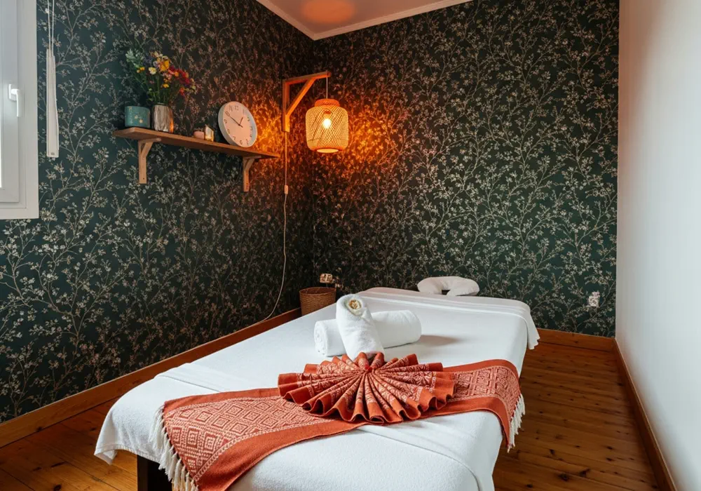 Calm and private treatment room
