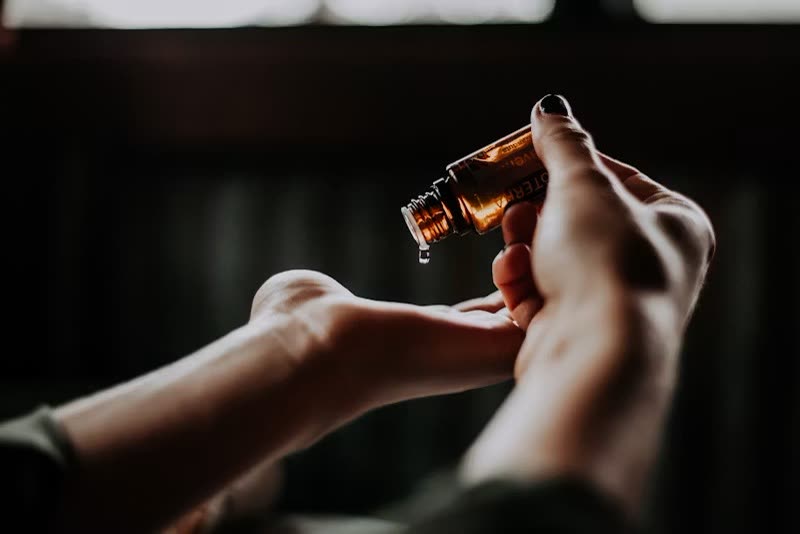 Warm oil massage