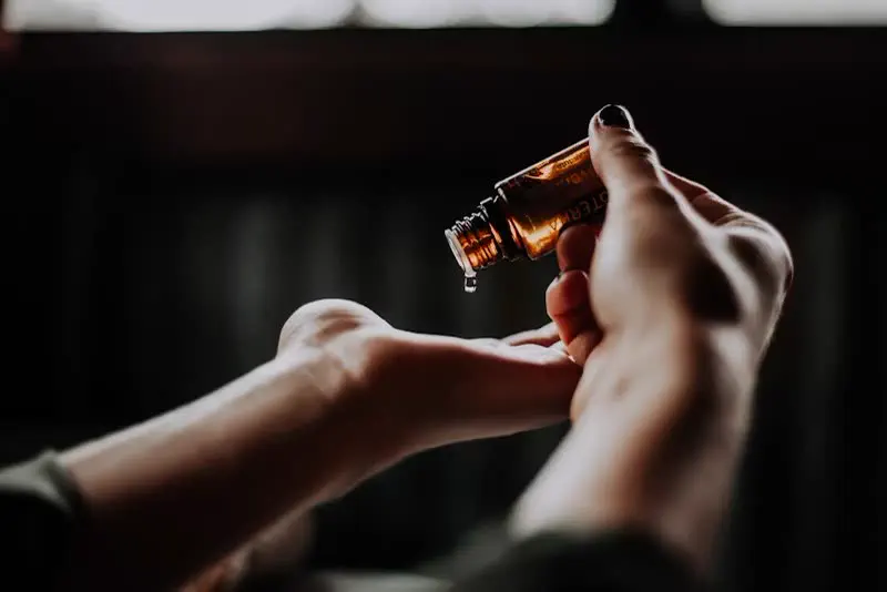 Warm oil massage